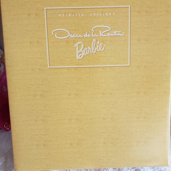 Vintage Oscar de la Renta Barbie Doll #20376, PLUS SHIPPER, limited Edition, Cer - Picture 3 of 5